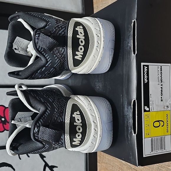 Moolah Neovolt Pro V2 Athletic Shoes - Black and White New Size 6 - Picture 8 of 13